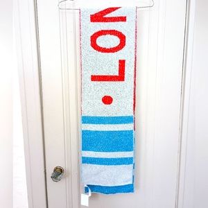 Urban Outfitters London City Intarsia Knit Scarf